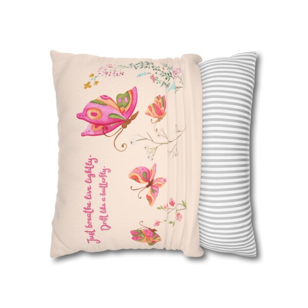 Decorative Cushion - Throw Pillow - Butterflies Drifting - Image 6