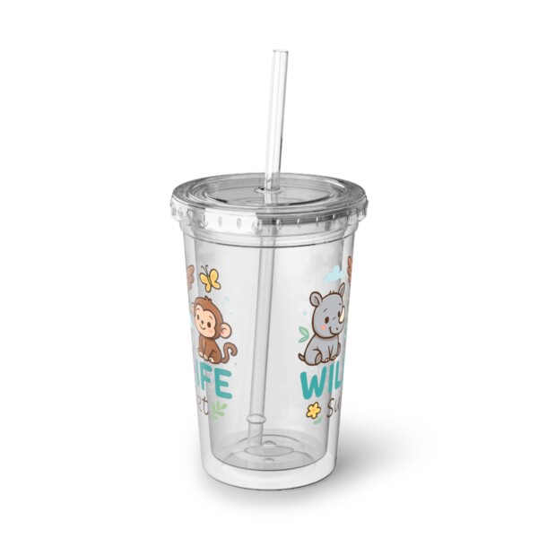 Acrylic Cup - Perfect for Summer Refreshments - Wildlife Support Baby - Image 4