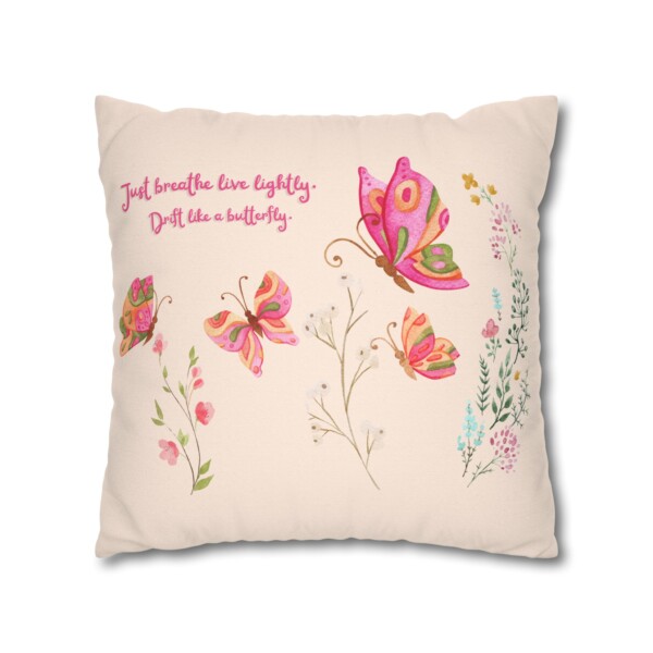 Decorative Cushion - Throw Pillow - Butterflies Drifting - Image 11
