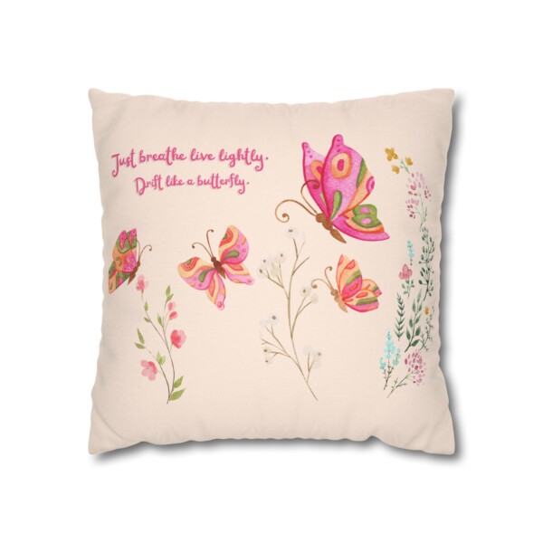 Decorative Cushion - Throw Pillow - Butterflies Drifting - Image 5