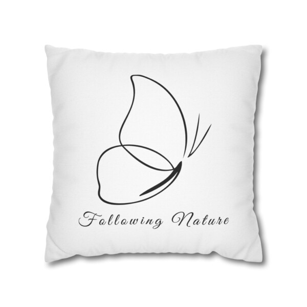 Square Pillowcase - Butterfly Line - Image 5