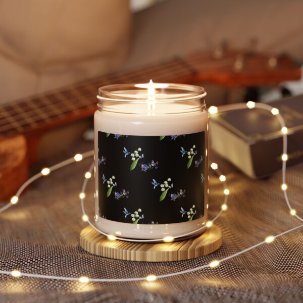 Floral Aromatherapy Soy Candle | 9oz - Relaxing Home Fragrance for All Occasions - Pollinators - Image 3
