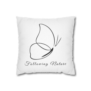 Square Pillowcase - Butterfly Line