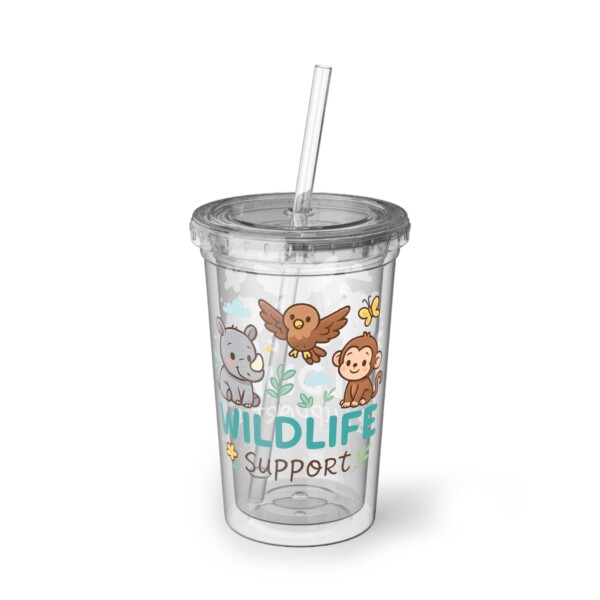 Acrylic Cup - Perfect for Summer Refreshments - Wildlife Support Baby