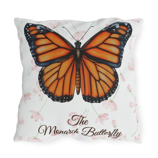 Outdoor Pillow - Decorative Throw Cushion for Garden and Patio - The Monarch Butterfly - Image 10