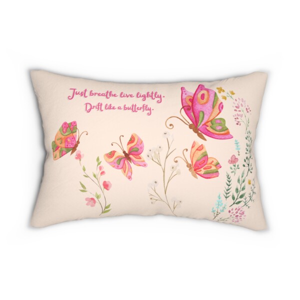 Lumbar Pillow -  Butterflies Drifting - Image 2