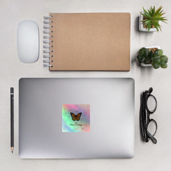 Holographic stickers - The Monarch Butterfly - Image 3