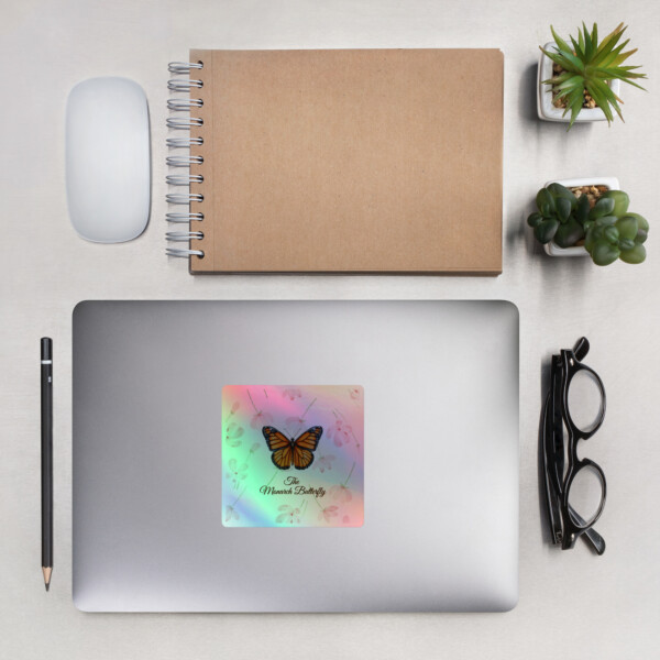 Holographic stickers - The Monarch Butterfly - Image 4