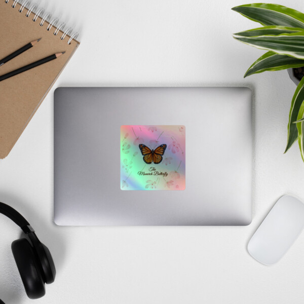 Holographic stickers - The Monarch Butterfly