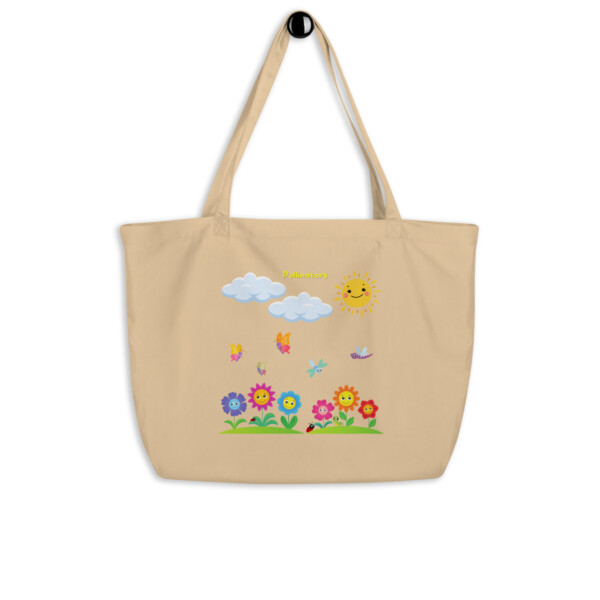 Large organic tote bag - Pollinators Baby - Image 2