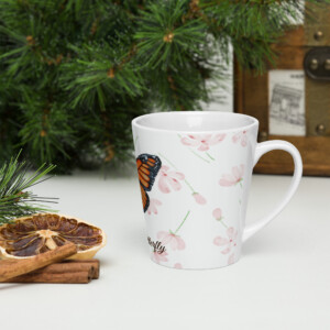 Latte mug - The Monarch Butterfly