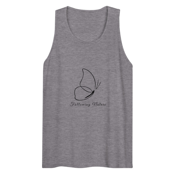 Men’s premium tank top - Butterfly Line - Image 9