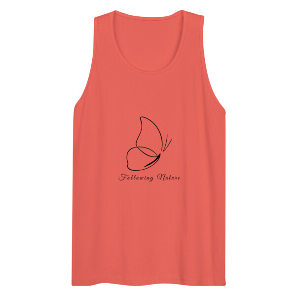 Men’s premium tank top - Butterfly Line - Image 7