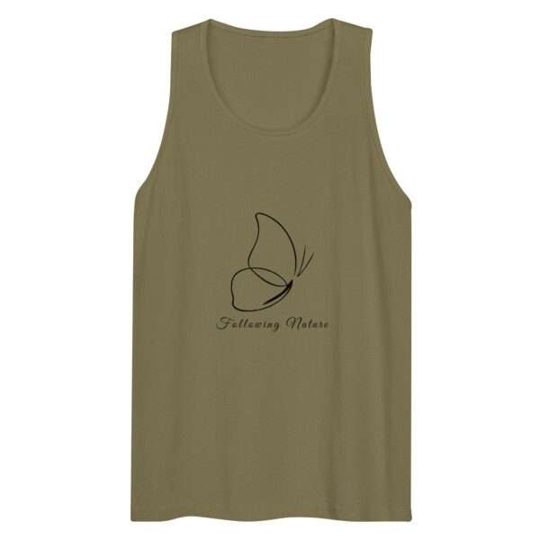 Men’s premium tank top - Butterfly Line - Image 5
