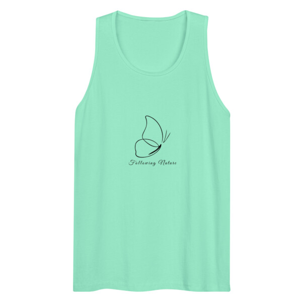 Men’s premium tank top - Butterfly Line - Image 11