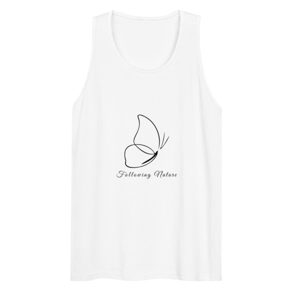 Men’s premium tank top - Butterfly Line - Image 3