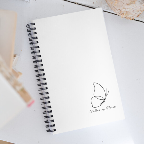 Spiral notebook - Butterfly Line