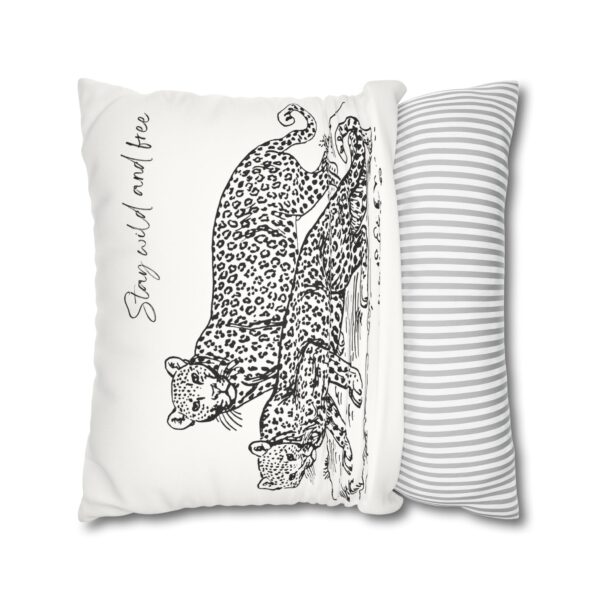 Faux Suede Pillowcase Lightly Decorative Cushion - WildlifeSupport - Image 16