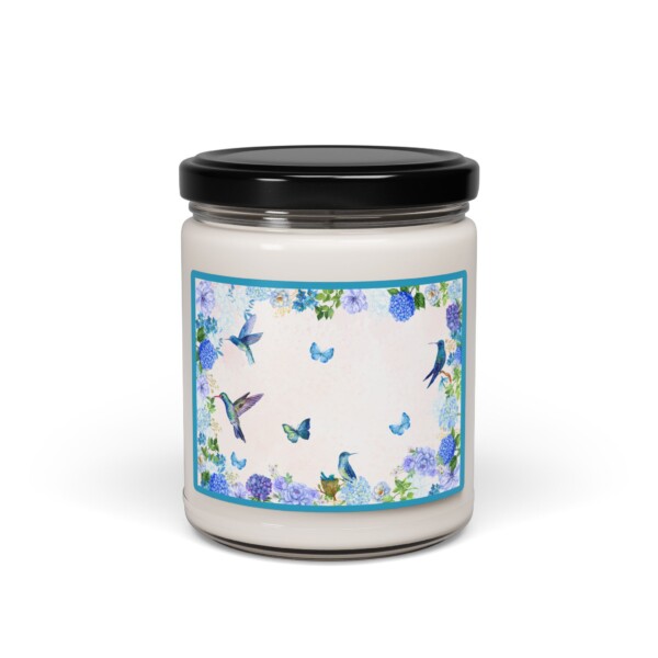 Floral Aromatherapy Soy Candle | 9oz - Relaxing Home Fragrance for All Occasions - Hummingbirds and Butterflies - Image 17