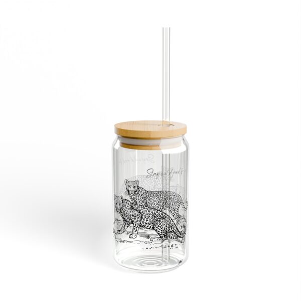 Sipper Glass 16oz Eco-Friendly Drinkware - WildlifeSupport - Image 3
