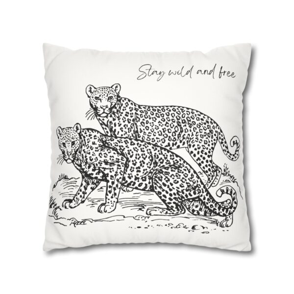 Faux Suede Pillowcase Lightly Decorative Cushion - WildlifeSupport - Image 11
