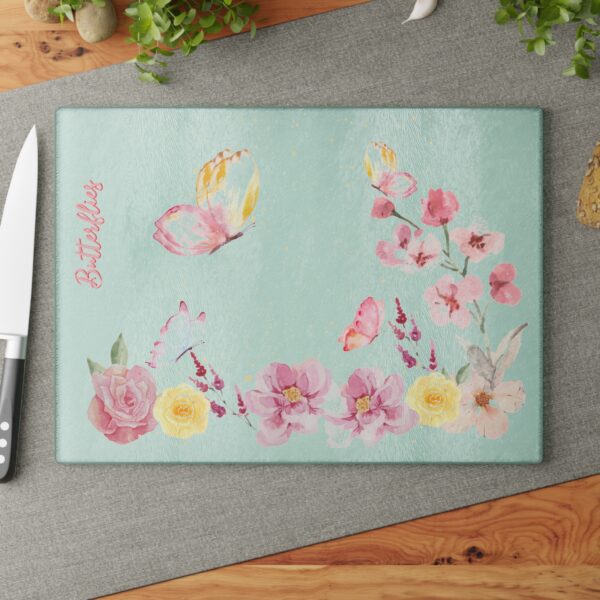Glass Cutting Board - Butterflies - Image 8