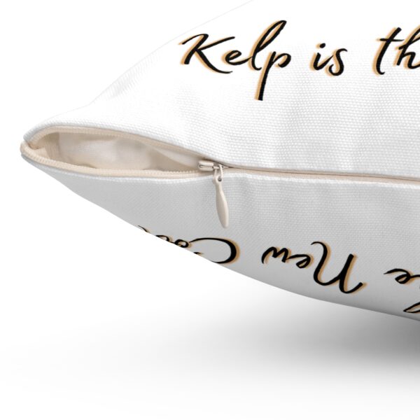 Decorative Spun Polyester Cushion - Kelp is the New Cool - Image 9