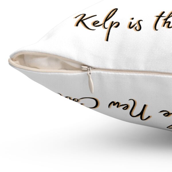 Decorative Spun Polyester Cushion - Kelp is the New Cool - Image 12