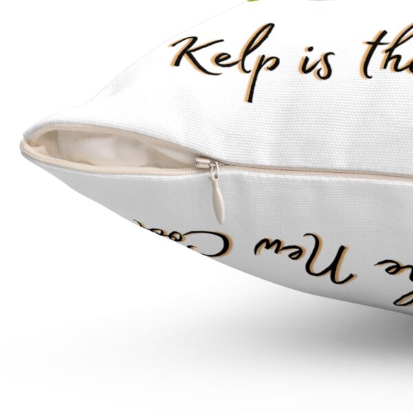 Decorative Spun Polyester Cushion - Kelp is the New Cool - Image 6