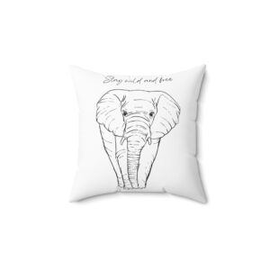Decorative Spun Polyester Cushion - WildlifeSupport