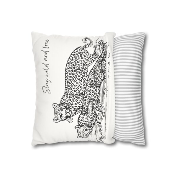 Faux Suede Pillowcase Lightly Decorative Cushion - WildlifeSupport - Image 4