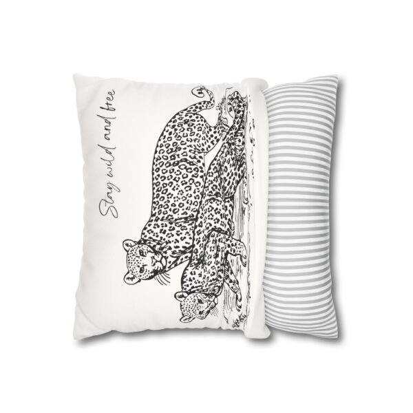 Faux Suede Pillowcase Lightly Decorative Cushion - WildlifeSupport - Image 2