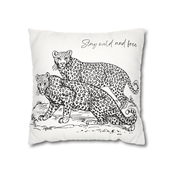 Faux Suede Pillowcase Lightly Decorative Cushion - WildlifeSupport - Image 5