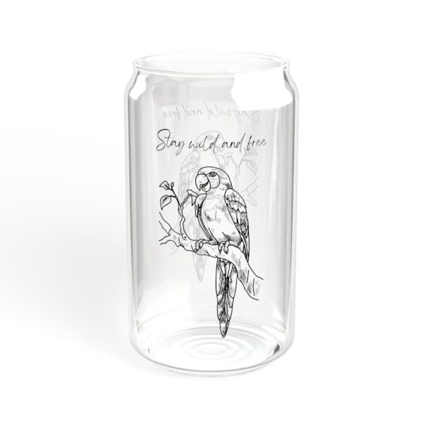 Sipper Glass 16oz Eco-Friendly Drinkware - WildlifeSupport - Image 6