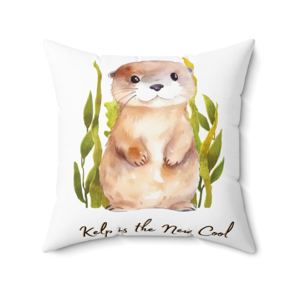 Decorative Spun Polyester Cushion - Kelp is the New Cool - Image 10