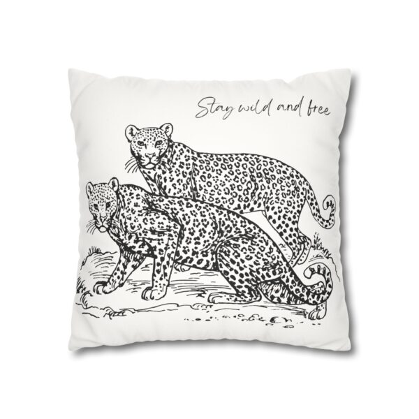 Faux Suede Pillowcase Lightly Decorative Cushion - WildlifeSupport - Image 7