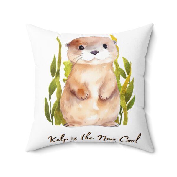 Decorative Spun Polyester Cushion - Kelp is the New Cool - Image 11