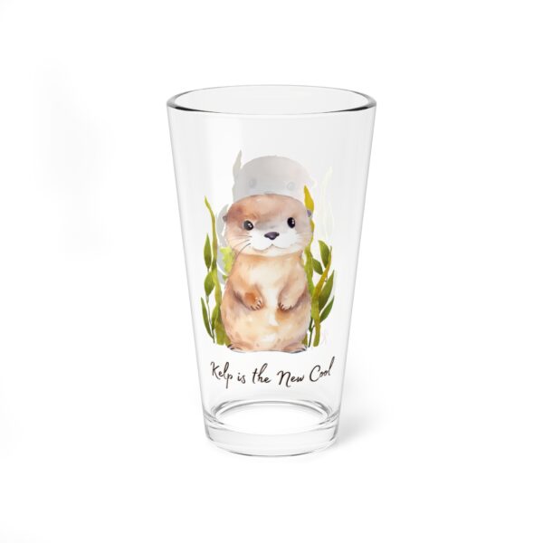 Kelp is the New Cool" Otter 16oz Mixing Glass
