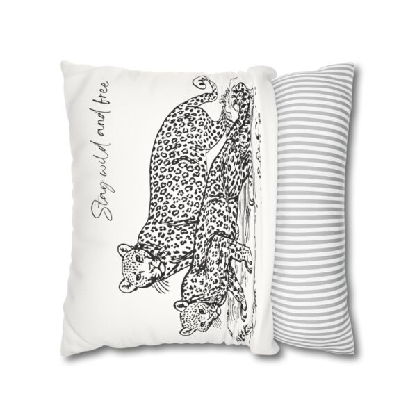 Faux Suede Pillowcase Lightly Decorative Cushion - WildlifeSupport - Image 10