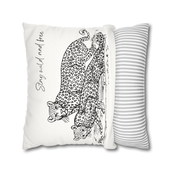 Faux Suede Pillowcase Lightly Decorative Cushion - WildlifeSupport - Image 14