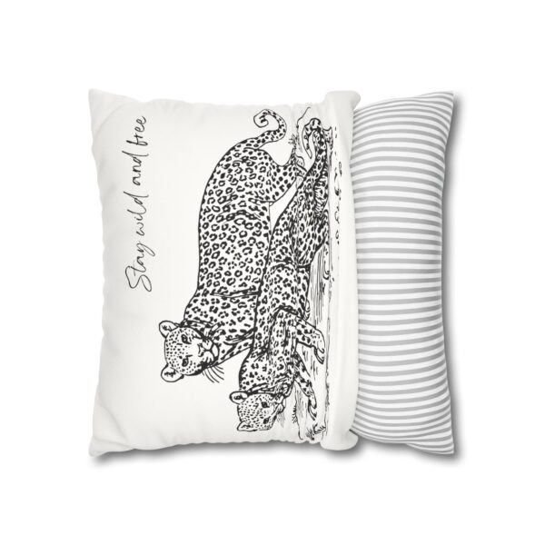 Faux Suede Pillowcase Lightly Decorative Cushion - WildlifeSupport - Image 8
