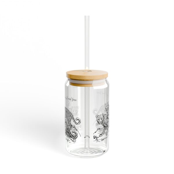 Sipper Glass 16oz Eco-Friendly Drinkware - WildlifeSupport - Image 4