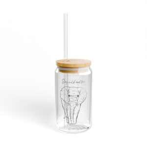 Sipper Glass 16oz Eco-Friendly Drinkware - WildlifeSupport