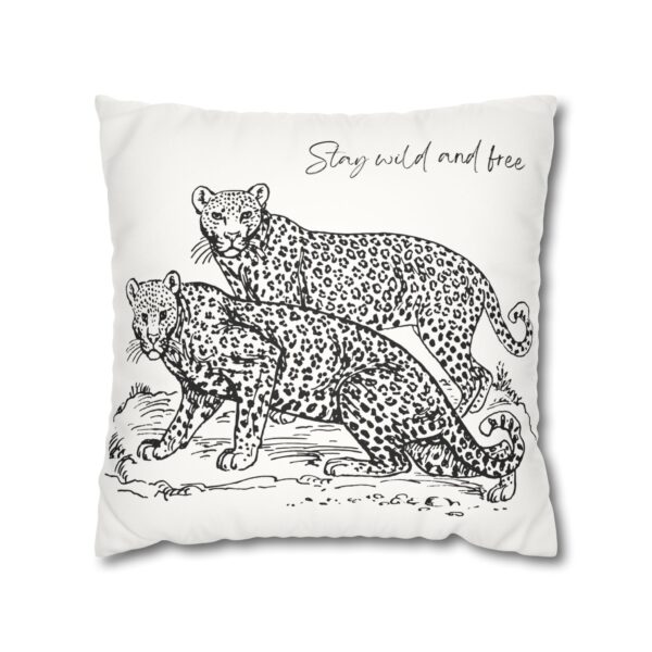 Faux Suede Pillowcase Lightly Decorative Cushion - WildlifeSupport - Image 9