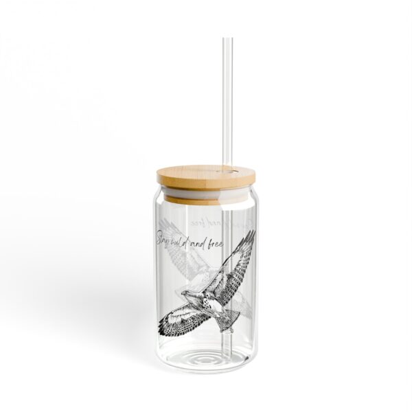 Sipper Glass 16oz Eco-Friendly Drinkware - WildlifeSupport - Image 3