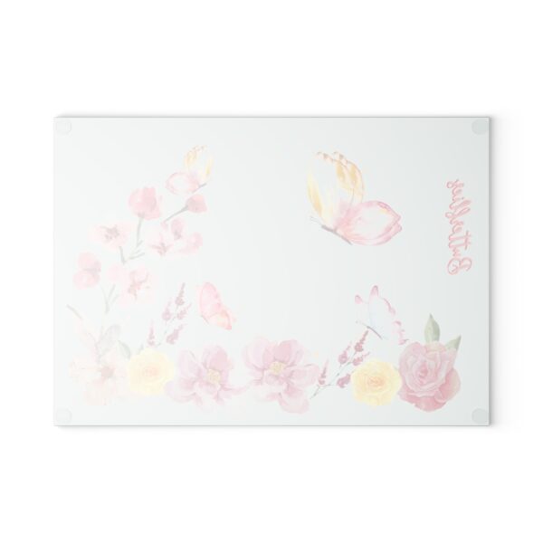 Glass Cutting Board - Butterflies - Image 2