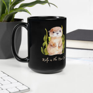Kelp is the New Cool - Black Glossy Mug