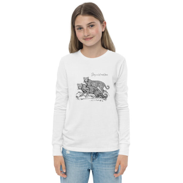 Youth long sleeve tee - Wildlifesupport - Image 2